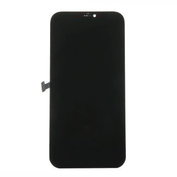 TFO Soft OLED ekranas su jutikliniu stiklu iPhone 12 Pro Max, juodas
