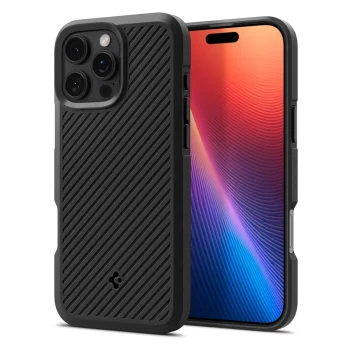 Apple iPhone 16 Pro 6.3'' Spigen Core Armor Case Cover, Black