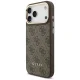 Guess 4G dėklas su MagSafe pinigine iPhone 17 Pro Max, rudas