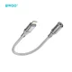 BWOO BZ66 garso adapteris iš Lightning į 3.5 mm, pilkas