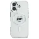 Karl Lagerfeld dėklas iPhone 16 Plus telefonui IML Metal Choupette MagSafe, baltas
