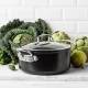 Puodas GreenPan Barcelona Pro su dangčiu, 20 cm, 3.1 l, juodas