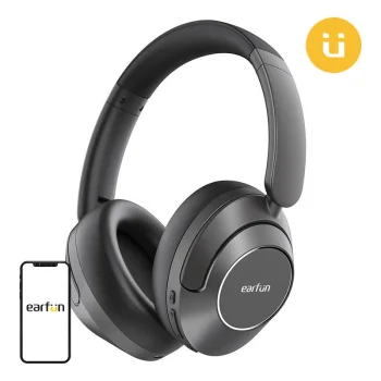 EarFun WavePro belaidės ausinės (HP200B), juodos