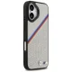 BMW iPhone 17 dėklas M Tricolor Metal Logo MagSafe, pilkas