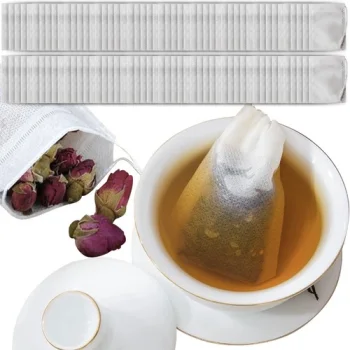 Ruhhy Tea and Herb Filter Bags, 100 pcs, White