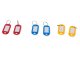 Key Tags with Labels, Set of 100 Pieces