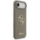 Guess Silicone Big 4G Script dėklas telefonui iPhone Air, rudas