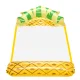 Inflatable Water Hammock / Pool Float with Mesh Pineapple, Yellow/Green