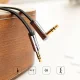 Ugreen plokščias AUX garso laidas 3.5mm mini jack, 1m, sidabrinis