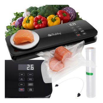 Vakuuminis maisto pakavimo aparatas Ruhhy 24756 su svarstyklėmis, 120W