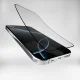 Hibridinis apsauginis stiklas Puro Flexible Glass D3O skirtas iPhone 16 Pro, su juodu rėmeliu