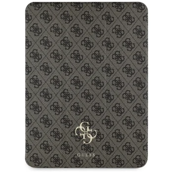 Guess iPad Air 13" 2024 Folio Tablet Case Magnetic 4G Big Logo GUFC13RM24PS4SGW, Brown