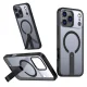 Hybrid Armor X Case for iPhone 17 Pro with MagSafe Stand, Black
