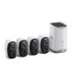 Baseus Security N1 Plus 2K lauko kamerų rinkinys (4 vnt.)