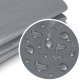 Plonos PL-501 tentas 600 x 400 cm, 260 g/m2, sidabrinis/juodas