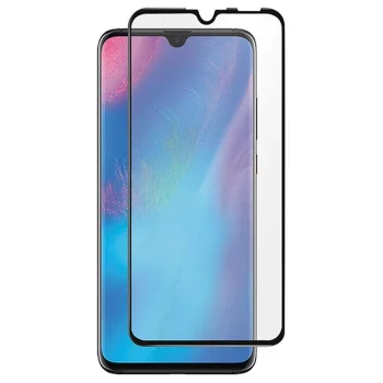 Apsauginis grūdintas stiklas 5D Huawei P30 lite telefonui, juodas