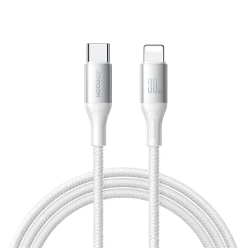 USB-C į Lightning laidas Joyroom S-A28 Flash Series 30W 2m, baltas