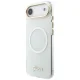 Guess IML Gradient Script Metal MagSafe dėklas telefonui iPhone Air, baltas