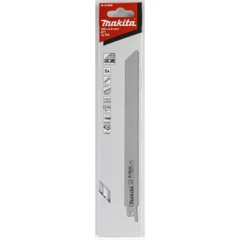 Tiesinio pjūklo geležtės Makita BIM 225/10Z medžiui ir metalui, 5 vnt.