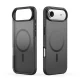 Dux Ducis Yind dėklas iPhone 17 Air telefonui su MagSafe, juodas