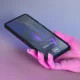 Dėklas 3mk Satin Armor Case+ skirtas Samsung Galaxy Z Flip 7, skaidri juoda