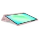 TechProtect SmartCase Pen atverčiamasis dėklas Samsung Galaxy Tab A9 / A11 8.7, rožinis