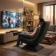 Adjustable Swivel Lounge Chair ModernHome Recliner, Black