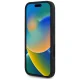 Guess Grained Big 4G Logo dėklas, skirtas iPhone 16, juodas