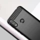 Telefono dėklas Motorola Moto E7i Power Carbon Case, juodas