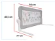 Baby Toddler Side Safety Protective Bed Rail Barrier, 90 cm, Animals