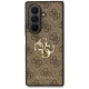Guess dėklas Samsung Galaxy Z Fold7 telefonui Big 4G Logo, rudas