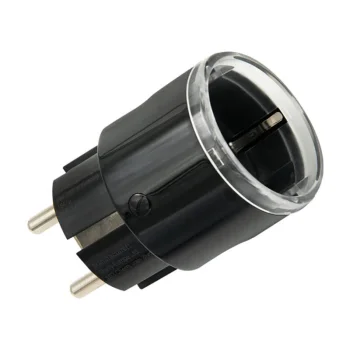 Išmanusis lizdas Shelly Plug S MTR Gen3 2500W, juodas