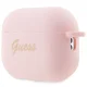 Guess AirPods Pro 2 dėklas Silicone Charm Heart, rožinis