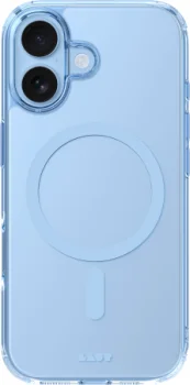 Laut Crystal Fluro MagSafe dėklas iPhone 17 telefonui, neoninis mėlynas