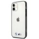 BMW iPhone 12 mini dėklas Sandblast, skaidrus
