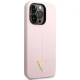 Dėklas Guess Silicone Triangle iPhone 14 Pro 6.1\", violetinis