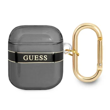 Guess Strap Collection AirPods Case, Black