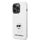Karl Lagerfeld Silicone NFT Choupette dėklas, skirtas iPhone 14 Pro, baltas