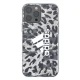 Adidas SP Snap Case Leopard dėklas iPhone 13 / 13 Pro, pilkas