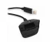 Xbox 360 Play & Charge USB charging cable for controller, black