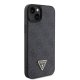 Guess iPhone 15 Case Crossbody 4G Metal Logo, Black
