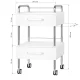 Podiatry Trolley 6051, White