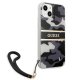 Guess Camo Strap Collection dėklas, skirtas iPhone 13 mini, juodas