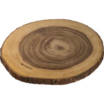 Zassenhaus 59083 apvali akacijos medienos serviravimo lėkštė, 45 cm