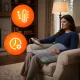 Electric Heating Pad 60x30 cm with Remote 10 Heat Levels 75W ModernHome