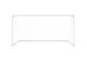 Kids\' football goal with net 180x120 cm, MultiGarden, black and white