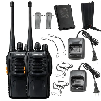 Nešiojamų radijo stotelių Baofeng BF-888S komplektas, juodas