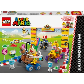 LEGO Super Mario 72036 Baby Peach ir Grand Prix rinkinys