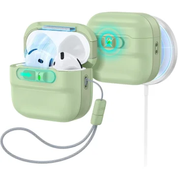 ESR Pulse HaloLock MagSafe Case for Apple AirPods 4 / 5 - Light Green