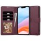 Tech-Protect Wallet atverčiamas dėklas Samsung Galaxy A26 5G / A17 4G / 5G - bordo